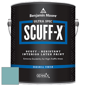 Benjamin Moore 485 Ultra Spec SCUFF-X Interior Eggshell Finish краска цвет RAL 6034 