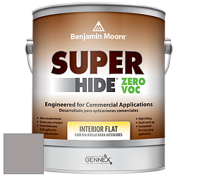 Benjamin Moore 355 Super Hide Zero Voc Interior Flat краска цвет AF-675 