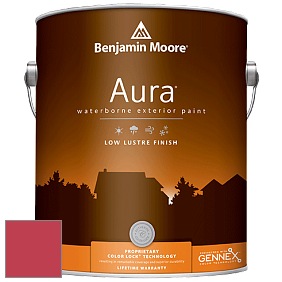 Benjamin Moore Aura 634 Waterborne Exterior Low Lustre Finish краска цвет 2000-20 Tricycle Red