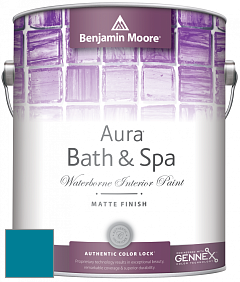 Benjamin Moore Aura 532 Bath & Spa Waterborne Interior Paint Matte Finish краска цвет 770 Americana
