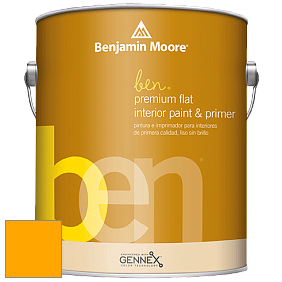 Benjamin Moore Ben W625 Premium Interior Latex Flat краска цвет NCS S 0585-Y20R 