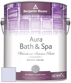 Benjamin Moore Aura 532 Bath & Spa Waterborne Interior Paint Matte Finish краска цвет NCS S 0515-R60B 