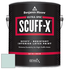 Benjamin Moore 486 Ultra Spec SCUFF-X Interior Satin Finish краска цвет 673 Iced Green