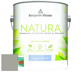 Benjamin Moore 513 Natura Interior Eggshell Finish краска с блеском цвет 1482 Sabre Gray