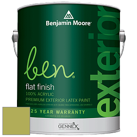 Benjamin Moore Ben 541 Waterborne Exterior Flat Finish краска цвет 405 Perennial