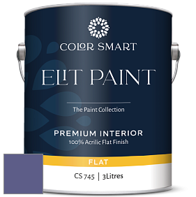COLOR SMART CS 745 ELIT PAINT глубокоматовая моющаяся краска цвет 1407 Mauve Bauhaus