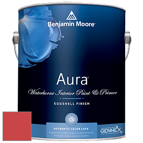 Benjamin Moore Aura 524 Waterborne Interior Eggshell Finish краска цвет 2009-20 Salsa
