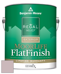 Benjamin Moore W105 Regal Select Exterior Paint-MoorLife Flat Finish краска цвет 1249 Homespun Charm